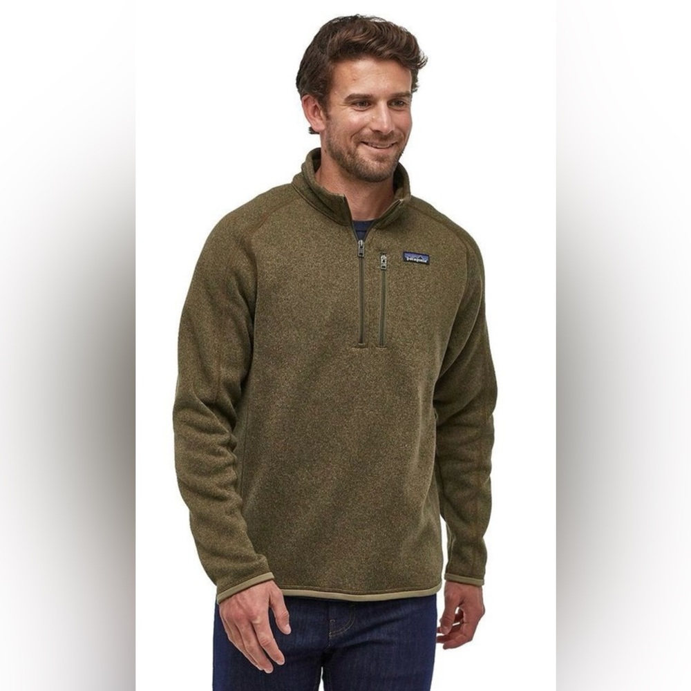 Patagonia | 1/4 Zip Better Sweater | Industrial Green | Large